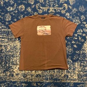 Passport Skateboards Brown Graphic T-Shirt